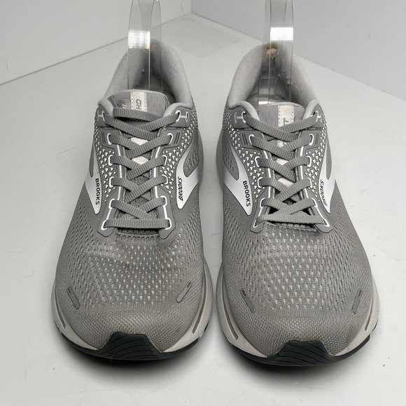 Brooks Ghost 14 Womens Running Shoes Size 11 Wide D Grey White 1203561D089 - Picture 2 of 16